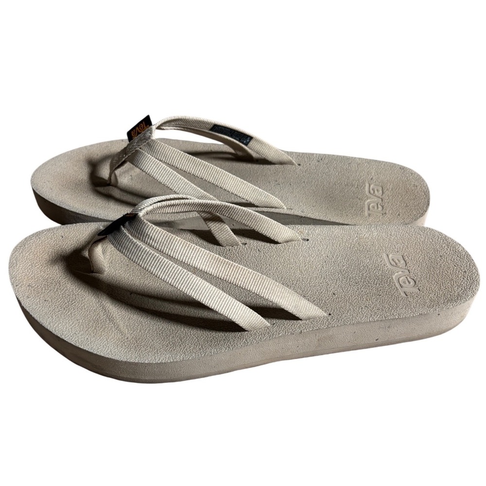 Teva Voya‎ Flip Sandals Womens 8 Antelope Mush Topsole Thong Trails Outdoor Gorp